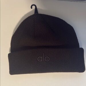 ALO Yoga Chocolate Brown Knit Beanie